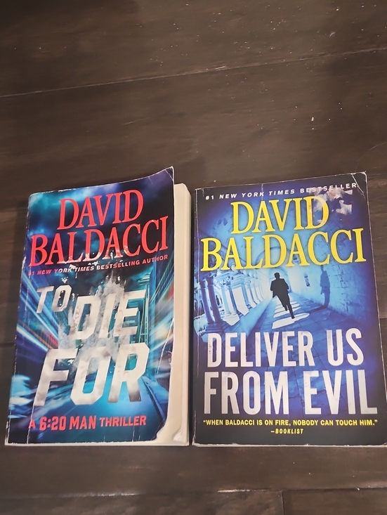 Other - David Baldacci 2 Book Thriller Lot – To Die For & Deliver Us From Evil